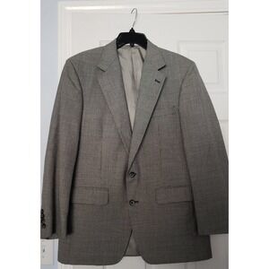 Mens Sport Coat Size 39R Grey & Black no brand